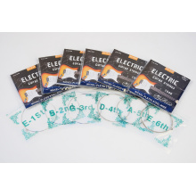 Electric guitar steel strings set