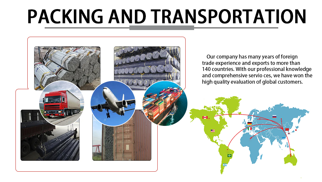 Packing and transportation Packing and transportation