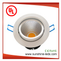 3 ans de garantie Dimmable COB LED Downlight