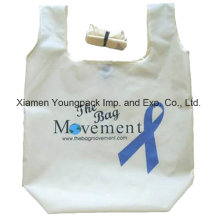 Promotioanl Custom Eco-Friendly 190t Polyester Foldable Shopping Bag