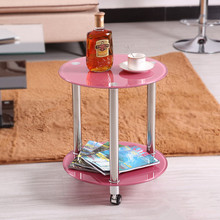 Tempered Glass Side Table to Manage Sundries