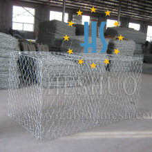 Cage de Gabion remplie de pierre