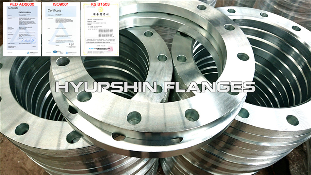 Hyupshin Flanges Plate Flange Type01 Din 2573 2576