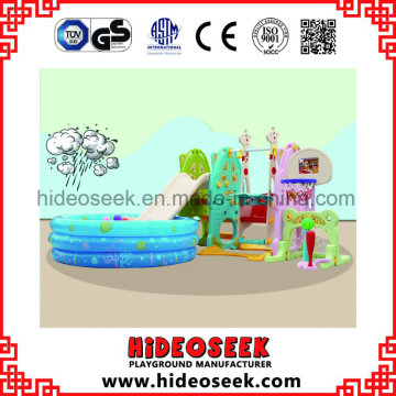 Funktionelle Indoor Plastic Slide und Swing für Kleinkind