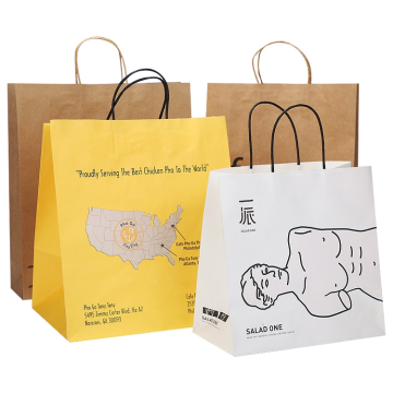 Gute qualitativ hochwertige Logo Brown Kraft Bag