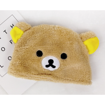 Cute Animal Baby Soft Coral Fleece Hat