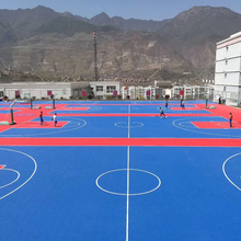 Corte de baloncesto de baloncesto de aire al aire libre profesional