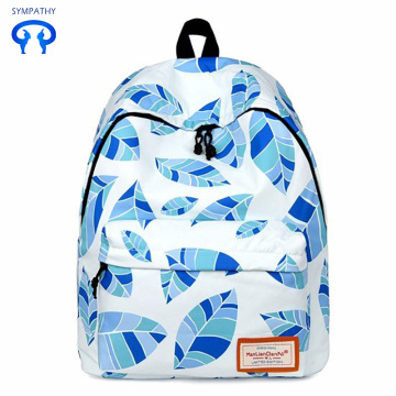 Printed backpack women's travel bags college style