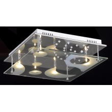 Moderne Glas Günstige LED Deckenleuchte (MX38055-5C)