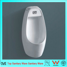 Bathroom Sanitary Wall Hung Ceramic Sensor Waterless  Urinal  for Men