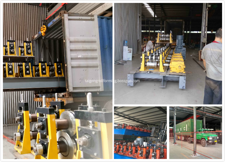 Stereo Garage Side Beam Roll Forming Machine