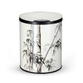 Fashionable Bamboo Pattern Stainless Steel Sensor Dustbin (YW003)