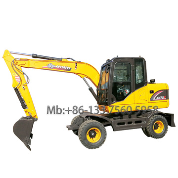 6 Ton wheel excavator 60kw Xinchai engine