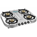 Spectra 4 Burner Designer Stainless Steel Body Stove