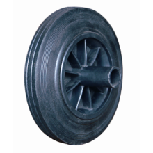Твердые резиновые колеса тележки PW3110(8*2)