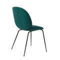 Modern replica gubi beetle chair by velvet fabric