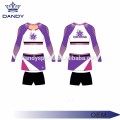 Custom sublimation printing design cheerleading uniform