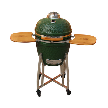 Gril Kamado de 18 pouces avec pied en acier inoxydable