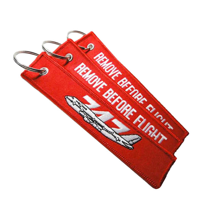 Remove Before Flight Keychain