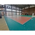 Suelo deportivo de Litchi Pattern Indoor Badminton Court Sport Rollo de suelo de vinilo 3.5 4.5 verde rojo gris color