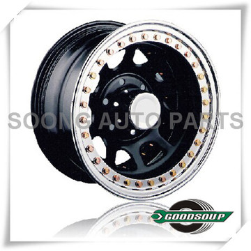 Rodas Daytona-Beadlock GS-20105 Roda de aço de 15 &quot;a 17&quot; com diferentes PCD, Offset e orifício de ventilação