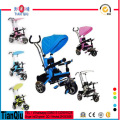 Triciclo com triciclo para crianças com três rodas com canopy