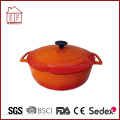 Enameled Cast Iron Casserole with Lid