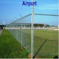 rhombus diamond-shaped chain link mesh fence