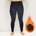 Winter High Waist Fleece Equestrian Clothing Breeches