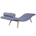 Chaise longue com contorno clássico moderno Z300