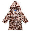 Children′s Hooded Bathrobe Flannel Nightgown Infant Children