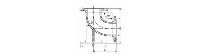 duckfoot bend drawing