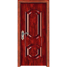 Porte en acier en bois de 0,8 mm pour l&#39;intérieur