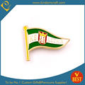 Emblema do Pin da bandeira de Kslechia com a embreagem da borboleta do chapeamento de ouro