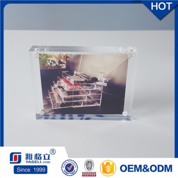 Customize Promotion Gift Clear Acrylic Magnetic Photo Frame 4X6