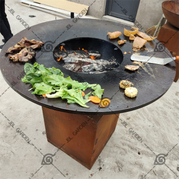 Outside kitchen garden barbecue