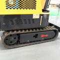 Excavator travel motor trailer track shoe