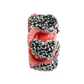 Fashion Red Flower Shape Coral Bead Jewelry Accessory DIY 25 * 25mm