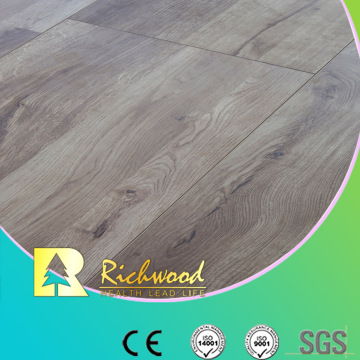 V Groove Wax Coating Oak Suelo laminado de madera