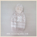 copo de nieve set gorro y bufanda de punto