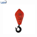 Pulley block triple wheel pulley block with hook