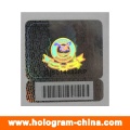 3D Laser Anti-Fake Barcode Hologram Stickers