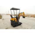 1ton mini excavator with steel track or rubber