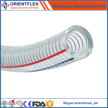 2016 High Grade Clear PVC Steel Wire Suction Hose