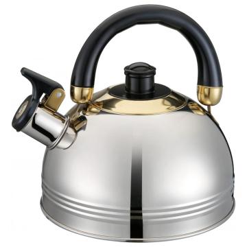 Durable Black Handle Whistling Kettle