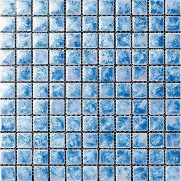 Light Blue Glazed Ceramic Mosaic