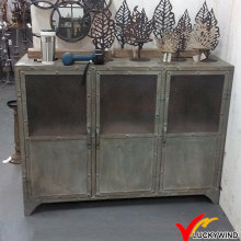 3 Doors Niet Old Aged Vintage Industrial Metall Schrank