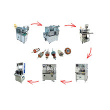 Máquina de bobinado de armadura automática Línea de producción de motor eléctrico de rotor