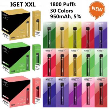 Hot Selling Australia IGET XXL Pen do cigarro eletrônico descartável