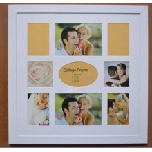 9-ouverture blanc populaire Multi Photo Frame